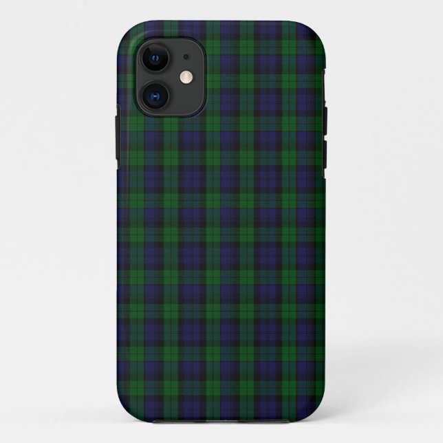 Capa Para iPhone 11 Blackwatch Tartan (Verso)