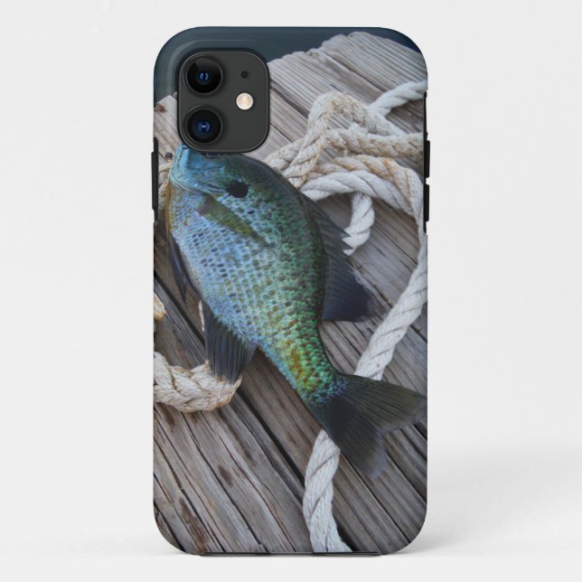 Capa Para iPhone 11 bluegill no doca (Verso)
