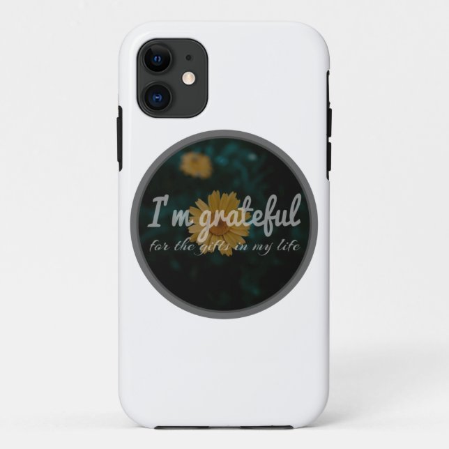 Capa Para iPhone 11 boas vibrações frases para motivação e inspiração (Verso)