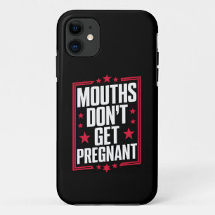 Capa Para iPhone 11 Bocas não engravidam