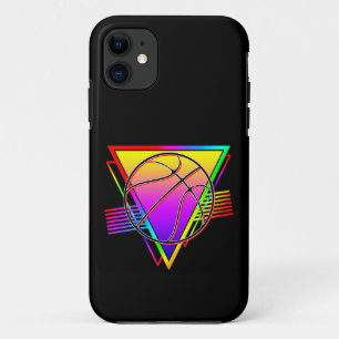Capa Para iPhone 11 Bola de Basquete Retro Moderna
