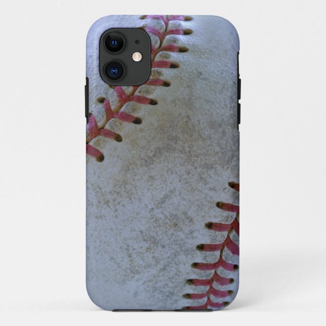 Capa Para iPhone 11 bola de Fan-tastic_battered do basebol (Verso)
