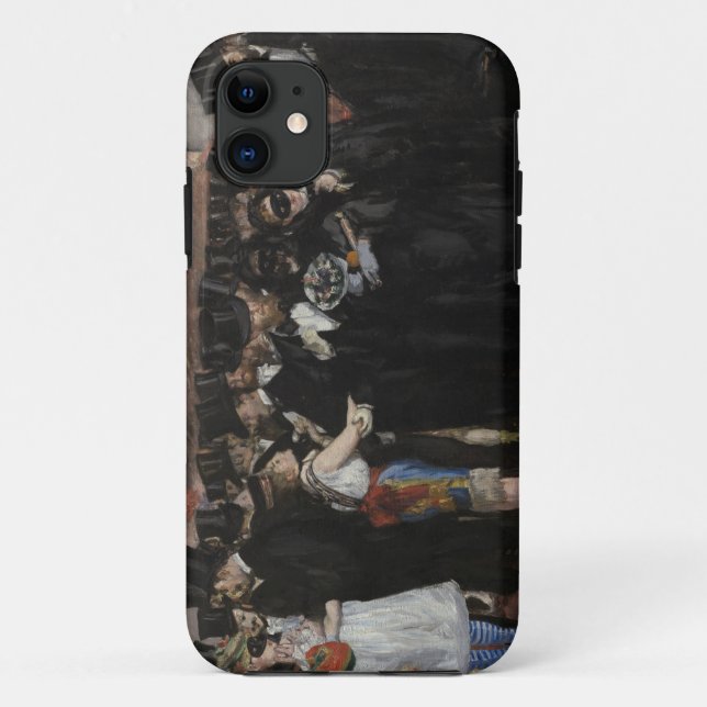 Capa Para iPhone 11 Bola mascarada na ópera, 1873 de Manet | (Verso)