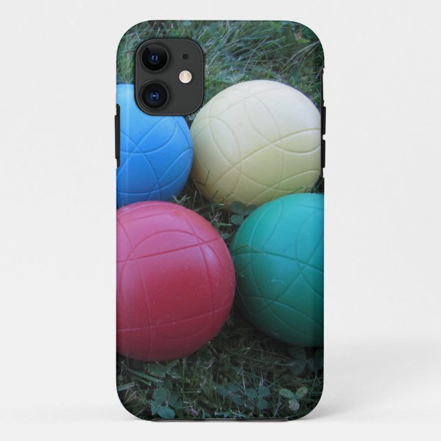 Capa Para iPhone 11 Bolas de Bocha (Verso)