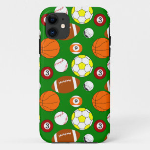 Capa Para iPhone 11 Bolas de Esporte