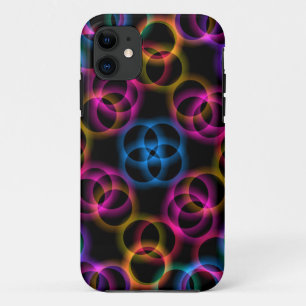 Capa Para iPhone 11 Bolhas de Arco-íris