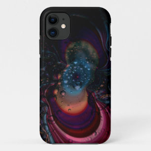 Capa Para iPhone 11 Bolhas De Óleo Do Arco-Íris