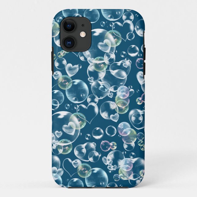 Capa Para iPhone 11 Bolhas de sabão (Verso)