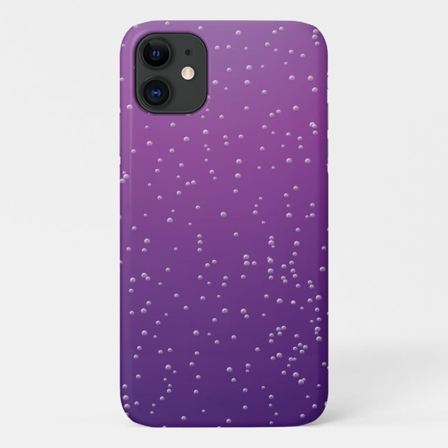 Capa Para iPhone 11 Bolhas de Soda de Grama (Verso)