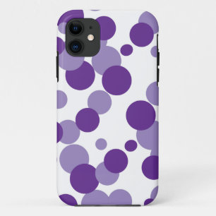 Capa Para iPhone 11 Bolhas Roxas Confetti iPhone 5s Case