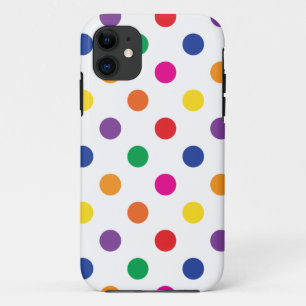 Capa Para iPhone 11 Bolinhas coloridas