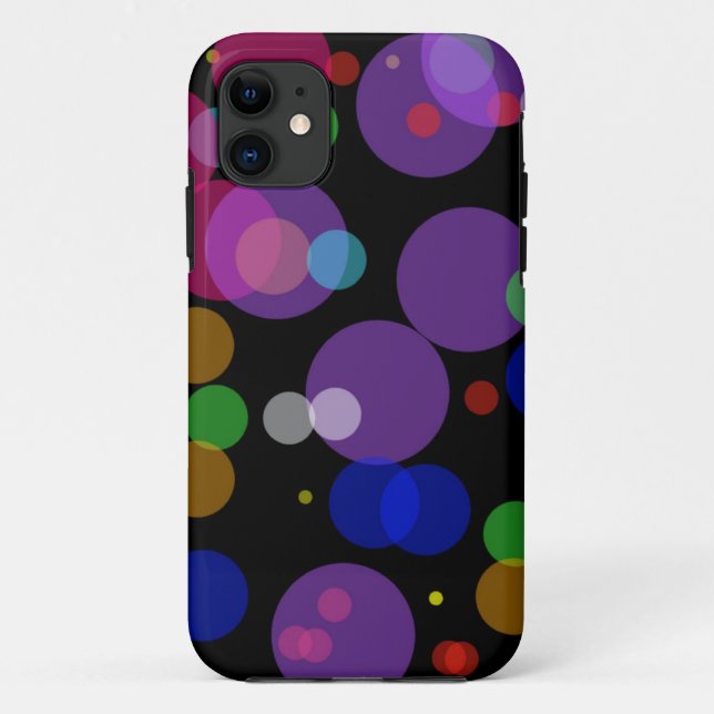 Capa Para iPhone 11 Bolinhas Disco (Verso)