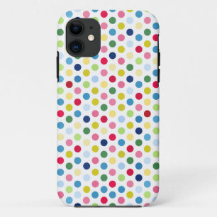 Capa Para iPhone 11 Bolinhas do arco-íris
