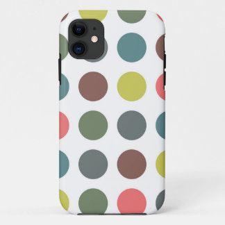 Capa Para iPhone 11 bolinhas retro