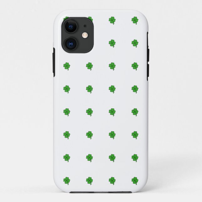 Capa Para iPhone 11 Bolinhas Shamrock (Verso)