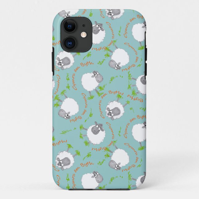 Capa Para iPhone 11 Bolsa divertida no País de Gales para iPhone 5/5s  (Verso)