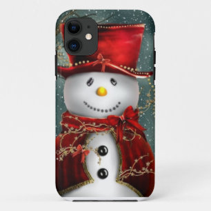 Capa Para iPhone 11 Boneco de neve