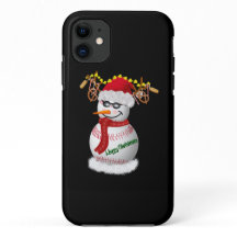 Boneco de Neve de Beisebol Decorado Com Lanches Po