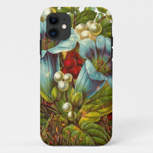 Capa Para iPhone 11 Bonita Design vitoriana floral vitoriana