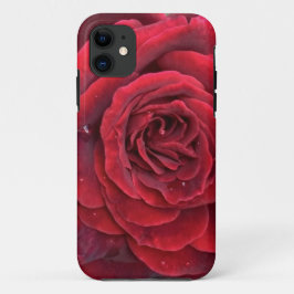 Capa Para iPhone 11 Bonita rosa vermelha iphone 11 case