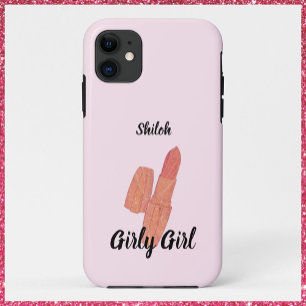 Capa Para iPhone 11 Bonita Trendy Lipstick Girly Girl