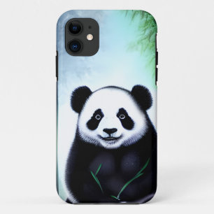 Capa Para iPhone 11 Bonito, Fofinho Pequeno Urso de Panda