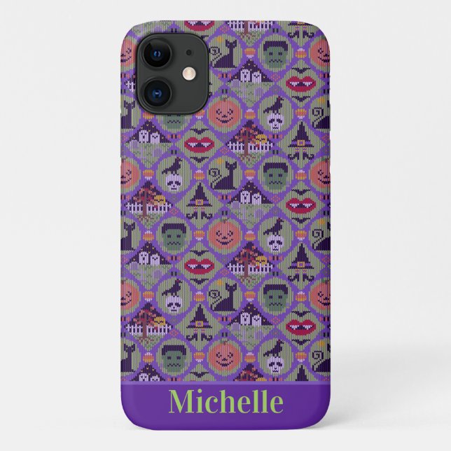 Capa Para iPhone 11 Bonito Halloween (Verso)