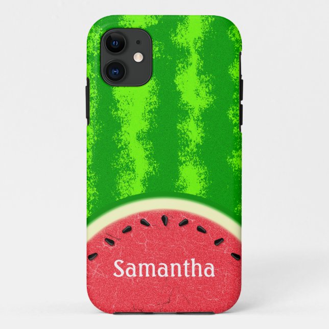 Capa Para iPhone 11 Bonito personalizado fruta do verão da fatia da (Verso)