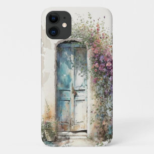 Capa Para iPhone 11 Bonito porta aquosa presente de flores silvestres