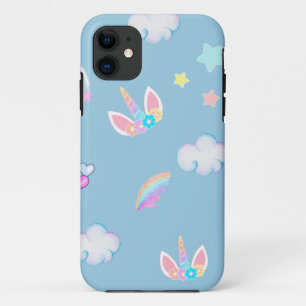 Capa Para iPhone 11 Bonito Unicórnio encara festa de aniversário de gr