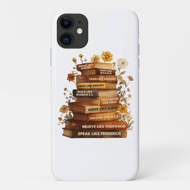 Capa Para iPhone 11 Book Black History Month (Verso)