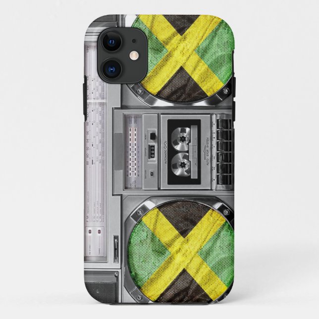 Capa Para iPhone 11 Boombox da Jamaica (Verso)
