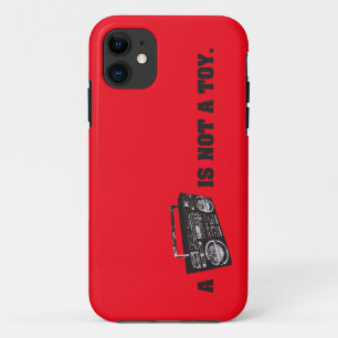 Capa Para iPhone 11 Boombox não é um brinquedo