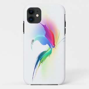 Capa Para iPhone 11 Borboleta abstrato Paint Splatter