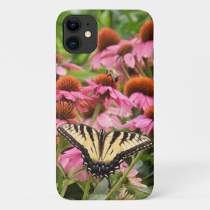 Capa Para iPhone 11 Borboleta Amarela, Asas Abertas
