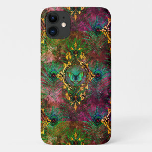 Capa Para iPhone 11 Borboleta-de-penas-de-punho-de-punho
