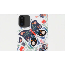 Capa Para iPhone 11 Borboleta Floral