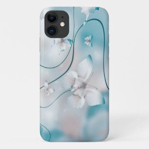 Capa Para iPhone 11 Borboletas mágicas brancas Case-Mate mal lá