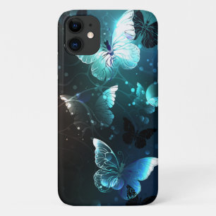 Capa Para iPhone 11 Borboletas Noturnas de Menta