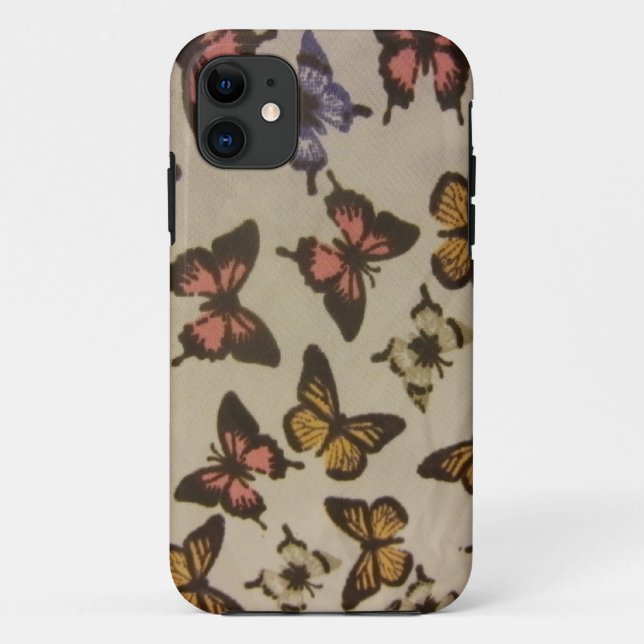 Capa Para iPhone 11 Borboletas selvagens (Verso)
