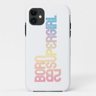 Capa Para iPhone 11 Born to Be Supergirl