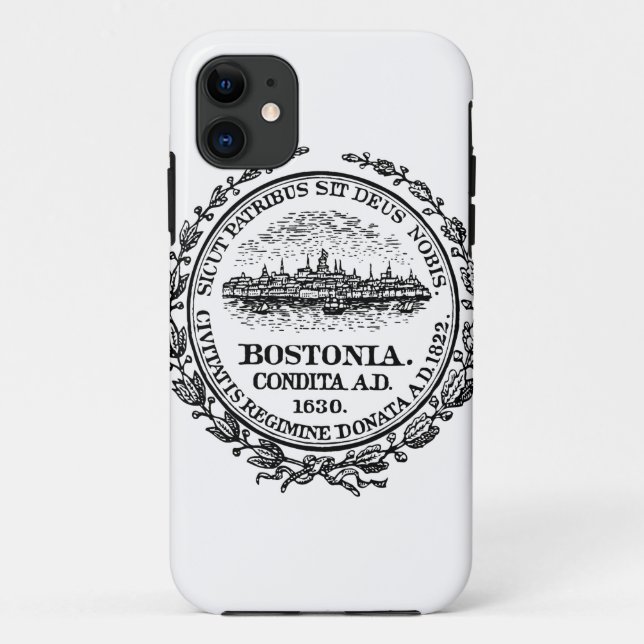Capa Para iPhone 11 Boston Seal (Verso)