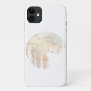 Capa Para iPhone 11 Boston Terrier Dog Scary And Moon Halloween Costum