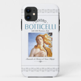Capa Para iPhone 11 Botticelli Nascimento de Pintura de Vênus e Biolog