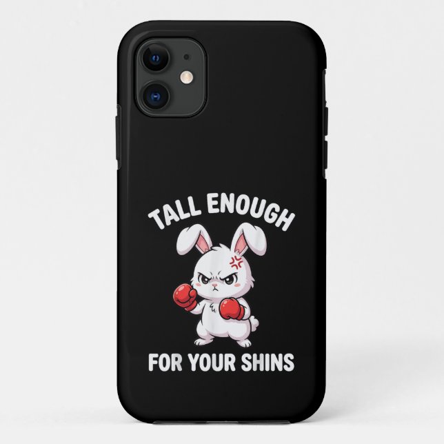 Capa Para iPhone 11 Boxe de Coelho Alto o Suficiente para as suas Cane (Verso)