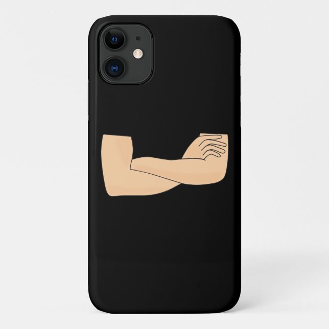Capa Para iPhone 11 Braços cruzados (Verso)