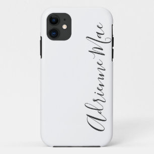 Capa Para iPhone 11 Branco e carvão personalizado