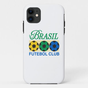 Capa Para iPhone 11 Brasil Futebol Club Vintage Soccer