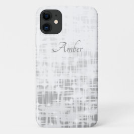 Capa Para iPhone 11 Brilho de faíscas gradiente cinza elegante persona