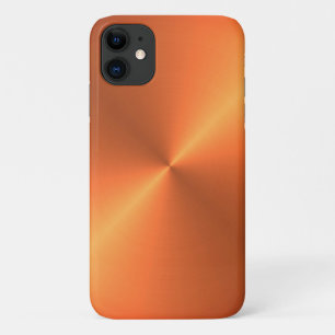 Capa Para iPhone 11 Brilho de Ferrugem Laranja